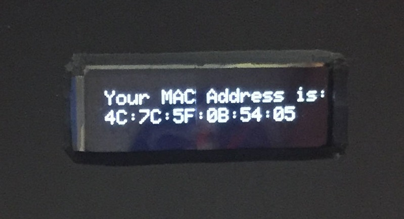 This is a MAC Address